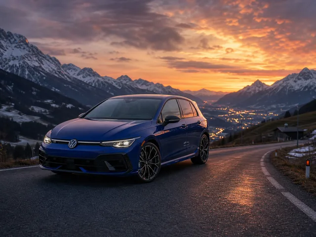 Auto im Stil Cinematic Alpen