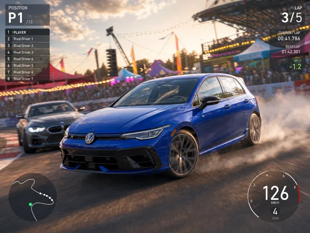 Auto im Stil Game Photo-Mode