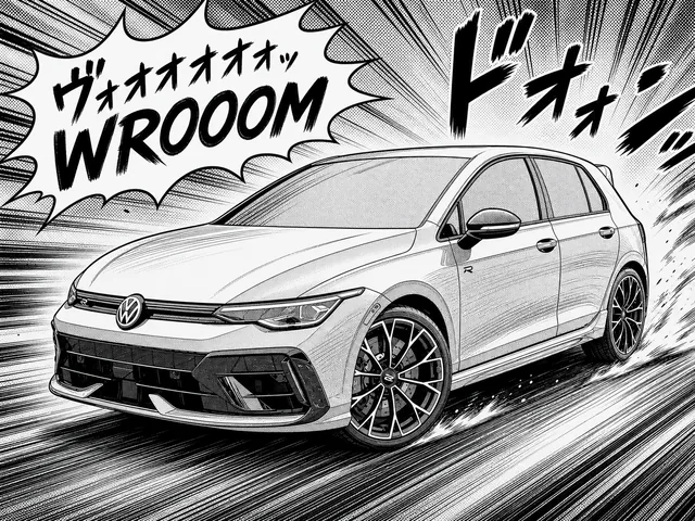 Auto im Stil Manga / Anime