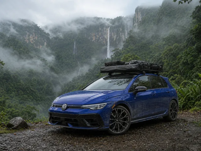 Auto im Stil Regenwald
