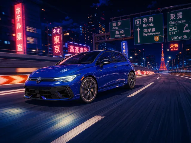 Auto im Stil Tokyo Anime