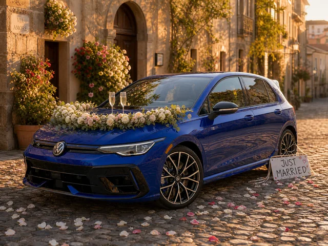 Auto im Stil Hochzeitsauto